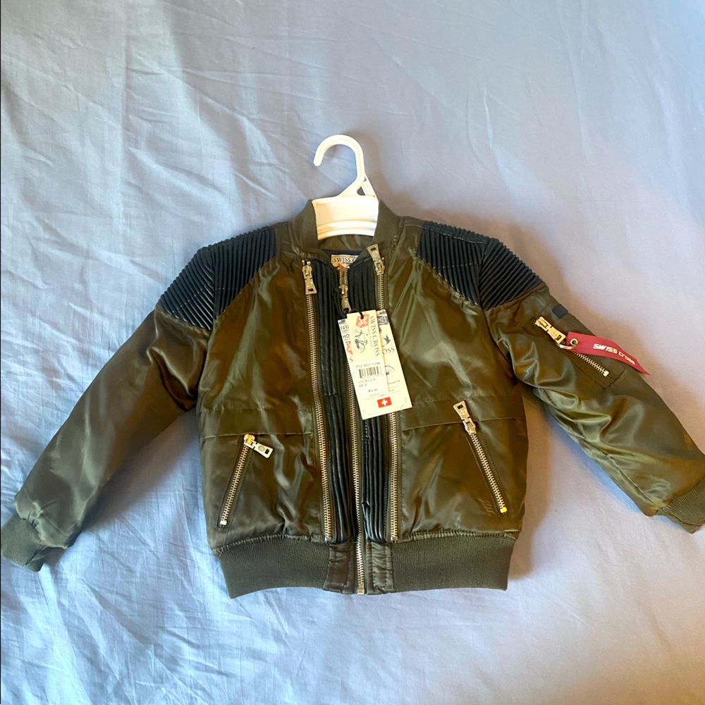 Swiss cross coat. New with tags. Size 4T